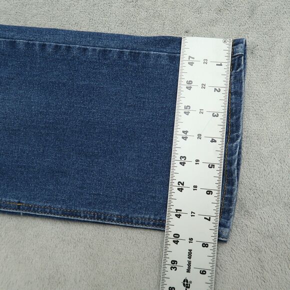 VIGOSS Jeans Women's Size 29 Mid-Rise Ace Straight Denim 29" Inseam Distressed - Picture 5 of 16